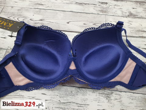 Biustonosz Push Up rozmiar C granatowy Biustonosz Push Up rozmiar C granatowy