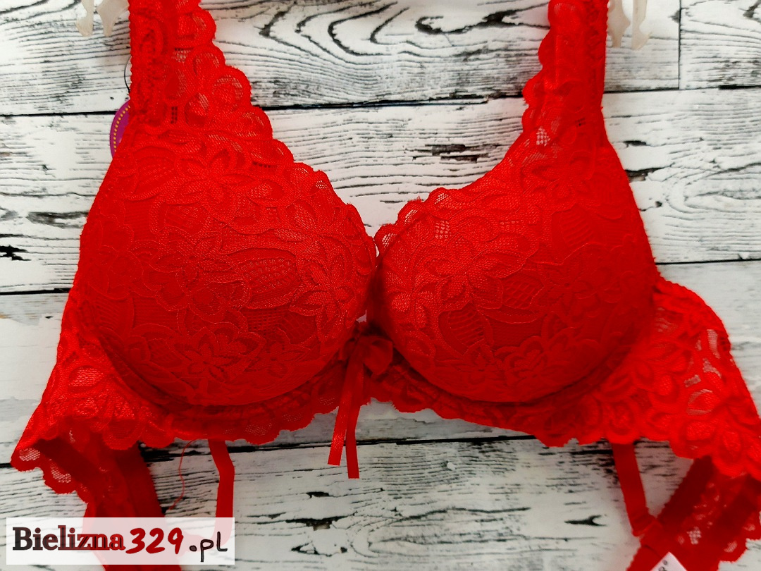 Czerwony biustonosz miseczka A Czerwony biustonosz miseczka A