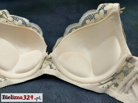 beżowy stanik d push up beżowy stanik d push up
