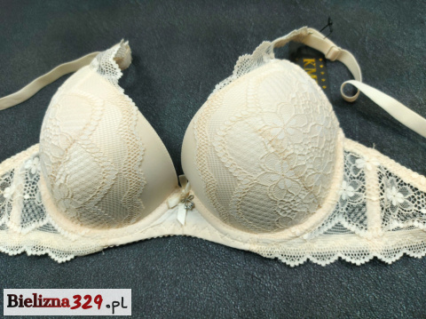 beżowy biustonosz z koronką beżowy biustonosz z koronką