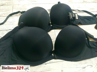 Biustonosz gładki czarny