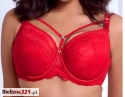 Biustonosz lanny mode czerwony
