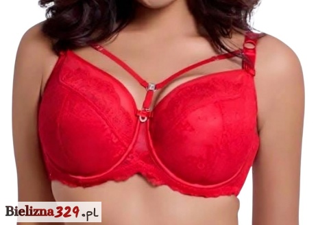 biustonosz miseczka f czerwony