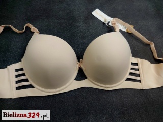 Biustonosz gładki bezowy C