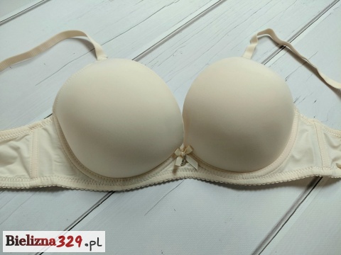 Biustonosz gładki bezowy C