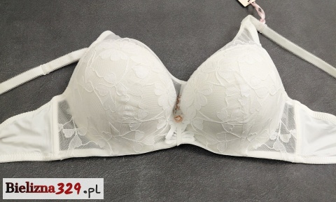 Biustonosz jasne ekru miseczka C