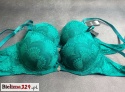 zielony biustonosz push up