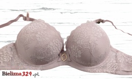 Biustonosz pudrowy róż