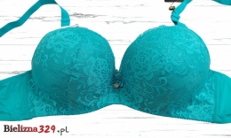 Biustonosz turkusowy